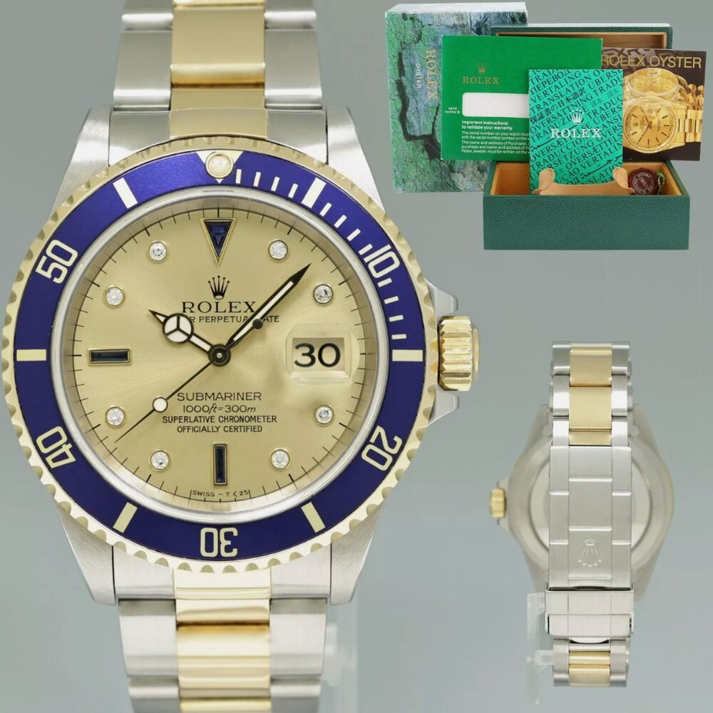 Sale! Rolex Men's Submariner Diamond Mint Condition